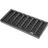 HMF 2701-02 Euro-Münzzählbrett abgeschrägt, 34 x 15 x 3 cm, Schwarz