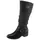 Rieker Winterstiefel, Boots, Warmfutter, Blockabsatz, mit auffälliger Schnalle Gr. 41 (7/7,5), schwarz, , 362849-41