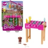 Barbie Puppenhausmöbel Barbie Tischfußball-Spiel Mattel Möbel Spiel-Set Einrichtung Haus