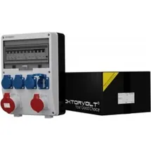 Doktorvolt Baustromverteiler 16A 32A 4x230V Stromverteiler mit Mennekes-Steckdosen FI-Schalter LS-Schalter Doktorvolt