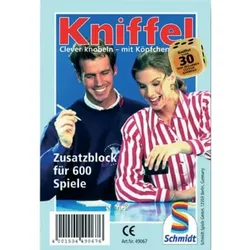 Kniffelblock 600 Spiele