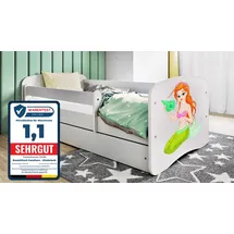 raumhirsch furniture Kinderbett Meerjungfrau 80 x 180 cm Holzwerkstoff weiß