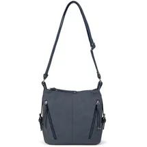Tom Tailor Damen Caia Umhängetasche im Materialmix, blau, Gr. ONESIZE