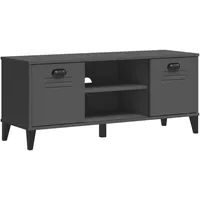 VidaXL Schuhbank VIKEN Anthrazit 106x35x45 cm Holzwerkstoff