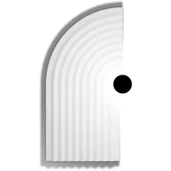 TAPIS SOFT 4.0 Wandaufbauleuchte - Filz-Weiß / 2700 K