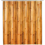Wenko Duschvorhang Bambusa 180 x 200 cm braun