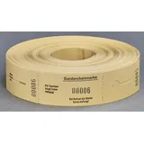 WOLF & APPENZELLER Garderobenblock 00001-00500, gelb, 1 Rolle