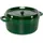 Staub Cocotte 24 cm rund basilikumgrün