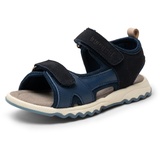 Bisgaard Sandalen Coco Dunkelblau Leder-Textil, Größe:31, Farbauswahl:blau