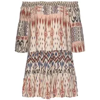 Buffalo Tunikakleid Damen creme-bedruckt Gr.36/38