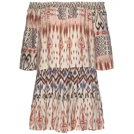Buffalo Tunikakleid Damen creme-bedruckt Gr.36/38
