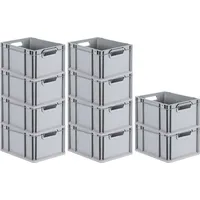 Proregal 10x Eurobox NextGen Economy Griffe offen |HxBxT 22x30x40cm