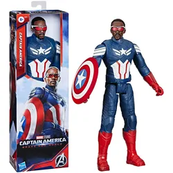 Hasbro - Marvel Studios Captain America Brave New World, Titan Hero Serie Captain America