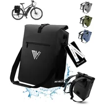 MIVELO Fahrradtasche 3in1 jeansblau