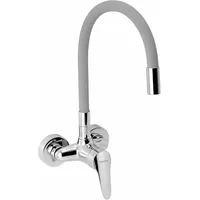 NOVASERVIS Titania Iris New Einhebelmischer Silbergrau