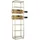 Present Time Weinregal 18 x 11,5 x 66 cm Gold