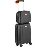 Carryon Skyhopper Hartschalen Handgepäckkoffer 55Cm + Beauty Case/Kosmetikkoffer