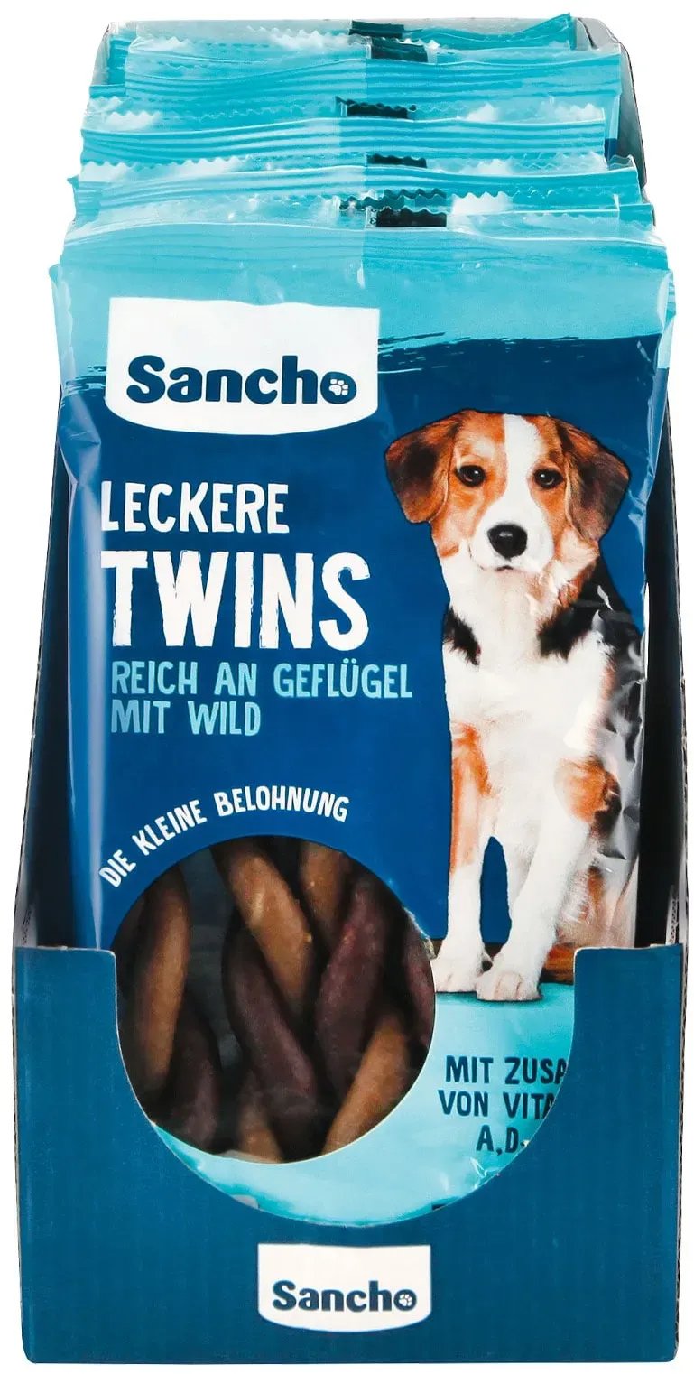 Sancho Hundesnack Twins 100 g, 22er Pack