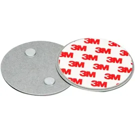Unitec Magnethalterung für Rauchmelder, Feuermelder, Rauchwarnmelder, rund, 70 mm Durchmesser, extrem starker Magnet, Montage ohne Werkzeug