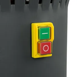 Eberth Elektrische Getreidemühle mit 25L Eimer, 1000 Watt Elektromotor, 6L Einfülltrichter, 300 kg/h,