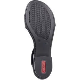 Rieker Keilsandaletten Damen Schwarz 39