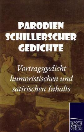 Parodien Schillerscher Gedichte - N. N.  Kartoniert (TB)