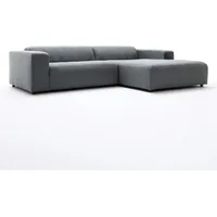 Hülsta-Sofa Ecksofa 432 Eckgarnitur Wohnlandschaft Stoff anthrazit grau 300x185