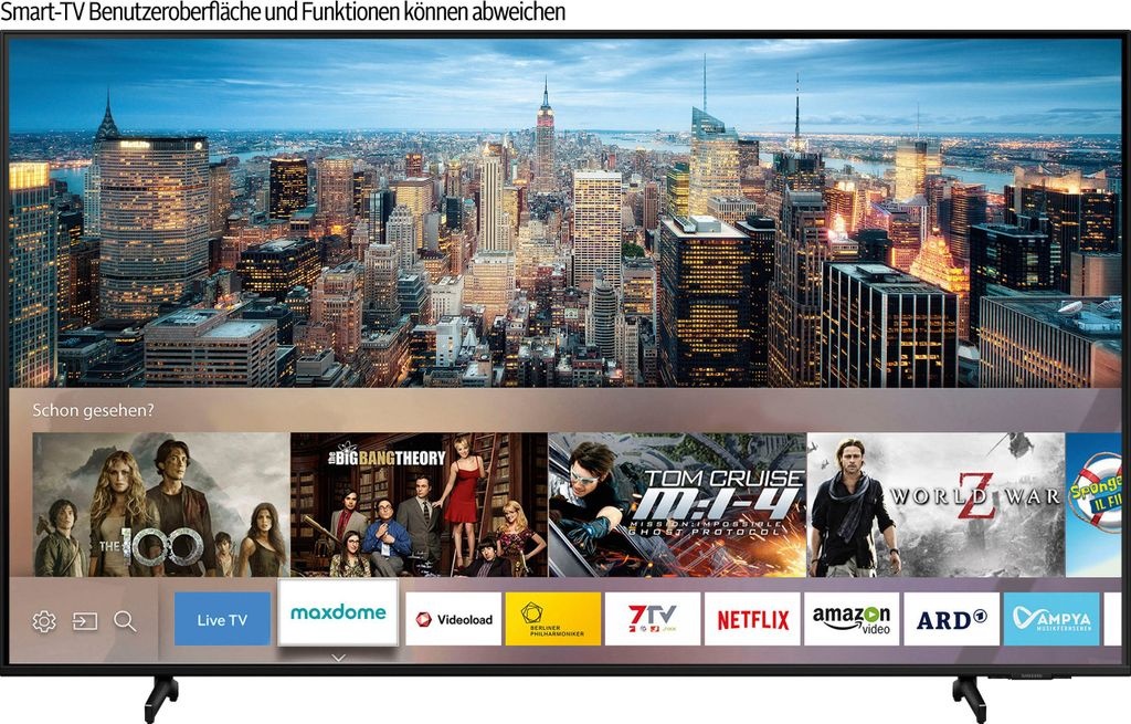 Samsung GQ50Q60AAUXZG QLED Fernseher 50' 4K UHD SmartTV Sprachsteuerung