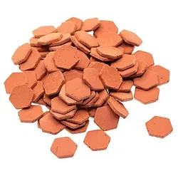 Bodenplatten aus Terrakotta, 100 Stück