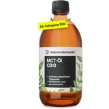 natural elements MCT-Öl C8 – 500ml für deine Keto-Diät – 100% Kokosöl – für ketogene Ernährung – geschmacks- und geruchsneutral – vegan, ohne unnötige Zusätze – exogene Ketone – laborgeprüfte Qualität