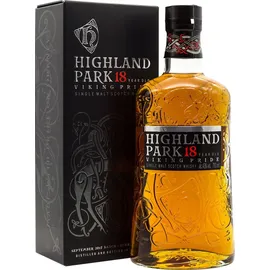 Highland Park 18 Years Old Single Malt Scotch 43% vol 0,7 l Geschenkbox