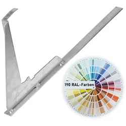Universal-Schneefanggitterstütze, gerade, 29cm lang, für verschiedene Dächer mit Schraub-Montage, RAL-Farben