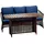 aea Außenmöbel Gartenlounge Rattanmöbel Freizeitmöbel Outdoor-Möbel Tisch 2tlg
