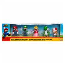 Nintendo Super Mario 5er-Set Spielfiguren 7 cm - Blau/Mehrfarbig