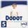 Dodot Sensitive Gr. 5 (11-16 kg) 42 St.