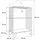 Home Deluxe Kinderregal TODO S 102 x 61 x 28 cm Metall weiß