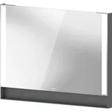 Duravit Collection One Spiegel Lichtfelder seitlich, dimmbar, 1000x750x65mm, QA7083049490000, Farbe: Graphit matt
