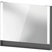 Duravit Collection One Spiegel Lichtfelder seitlich, dimmbar, 1000x750x65mm, QA7083049490000, Farbe: Graphit matt
