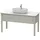 Duravit Waschtischunterschrank 1 Auszug 133,8 x 74,3 x 57 cm Taupe Seidenmatt