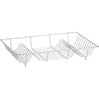 Zeller Tellerabtropfständer 48 x 32,5 x 9,5 cm Silber