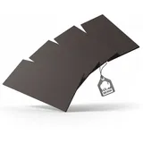 BigDean Türkantenschutz Schwarz 40 x 20 x 2 cm