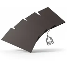 BigDean Türkantenschutz Schwarz 40 x 20 x 2 cm