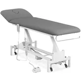 Physa Massageliege - Massagesessel, Massageliege elektrisch Massagebank Therapieliege Massagetisch 200kg Grau/Weiss