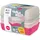 Emsa Variabolo Brotdosen-Set Grau/Pink 4-tlg.