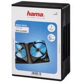 Hama DVD-Box 6, Schwarz, 3er-Pack