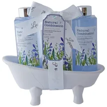 Accentra Badeset Lavendel in Keramikbadewanne 320 ml