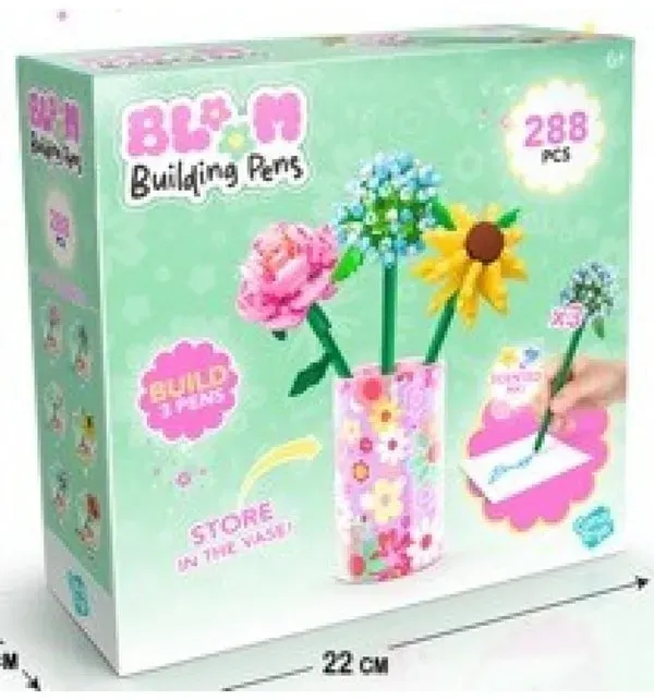 Flower Brick Pen 3 pack
