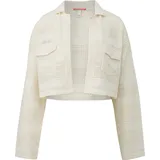 QS Leichte Jacke in Häkeloptik Beige XL