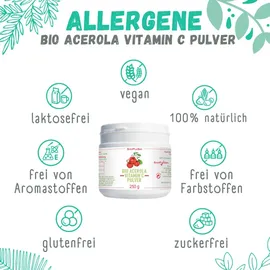 sinoplasan gmbh Bio Acerola Vitamin C Pulver 250 g
