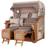 Mr. Deko bene living Strandkorb Komplettset Ammersee Grande XL